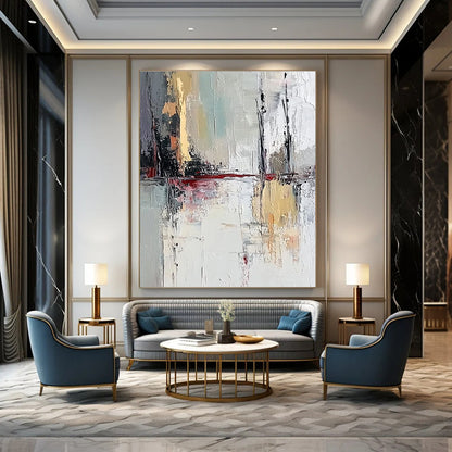 Colorful Abstract Reflection for Artistic Café & Bohemian Living Room STSC601