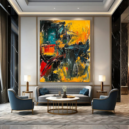 Expressive Abstract Composition for Modern Art Gallery & Urban Loft STSC553