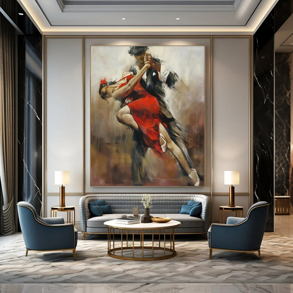 Passionate Dance Art for Wedding Venue & Romantic Lounge DLZ2337