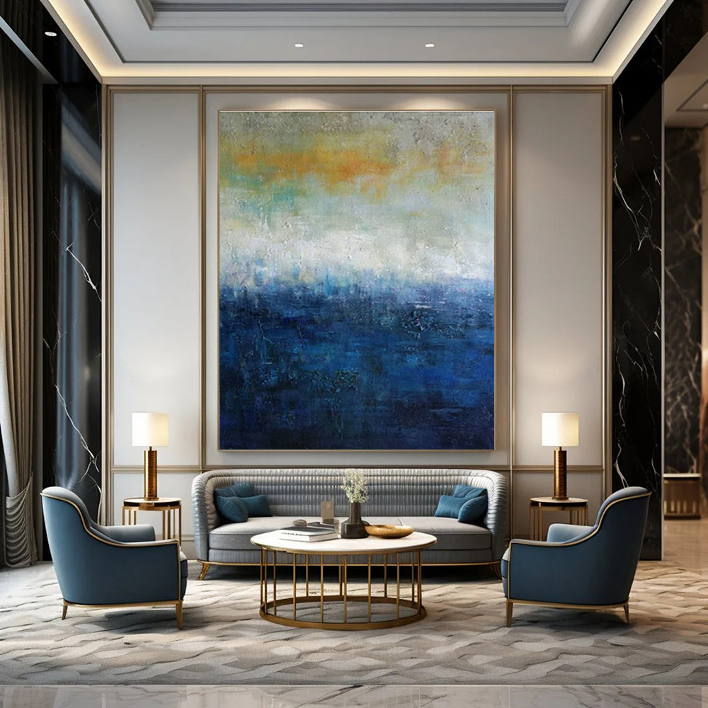 Gradient Color Abstract Art for Modern Spa & Art - Loving Coffee Shop DLZ1771
