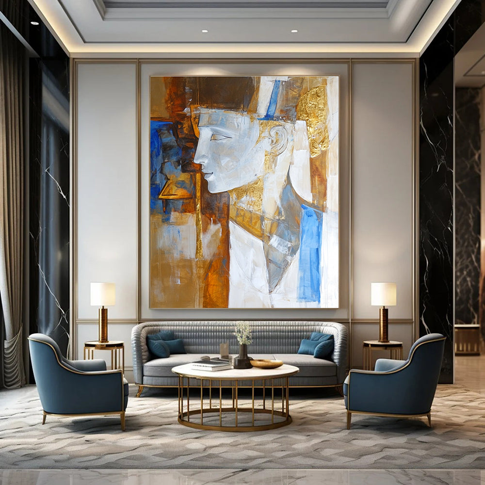 Abstract Ancient Figure for Historical - Themed Study & Art Deco Lounge STSC633