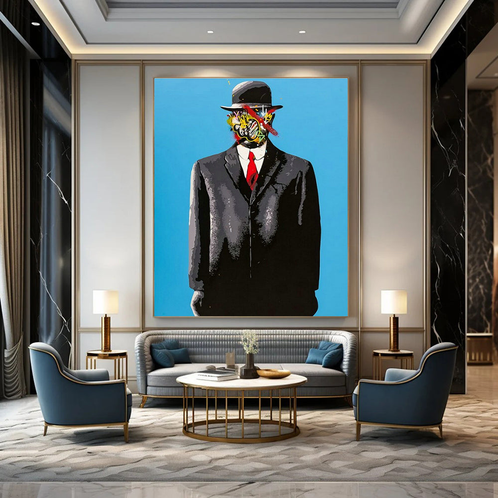 Graffiti - Masked Figure Art for Urban Loft & Street Art Gallery DLZ2096