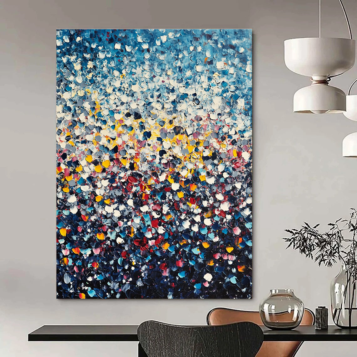 Colorful Dotted Abstract for Art Gallery & Creative Studio STSC1140