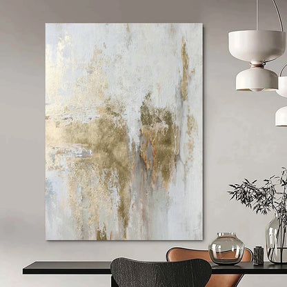 Glamorous Gold - Foil Abstract Art for Bedroom & Living Room DLZ0395