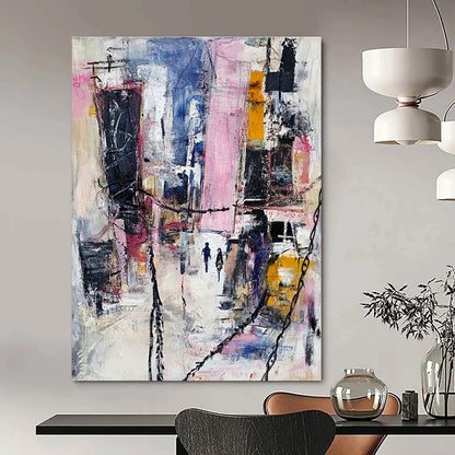 Dynamic Urban Abstract Art for Café & Art Studio STSC666