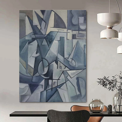 Cubist Abstract Art for Modern Office & Gallery Space DLZ0590