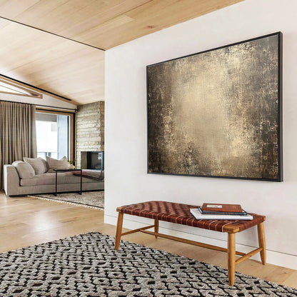 Neutral Toned Abstract Art for Minimalist Office & Industrial Loft SC481