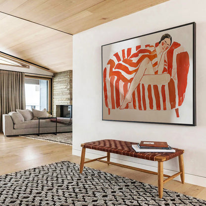 Sofa Nap Figure Art for Cozy Bedrooms DLZ2471
