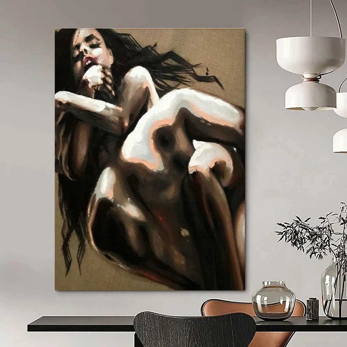 Abstract Figure Art for Avant - Garde Café & Art Studio DLZ2331