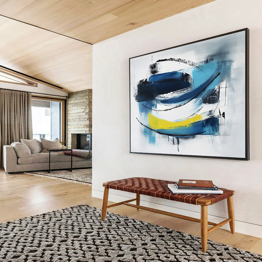 Abstract Boats in Color Art for Beach House & Art - Loving Marina SC033