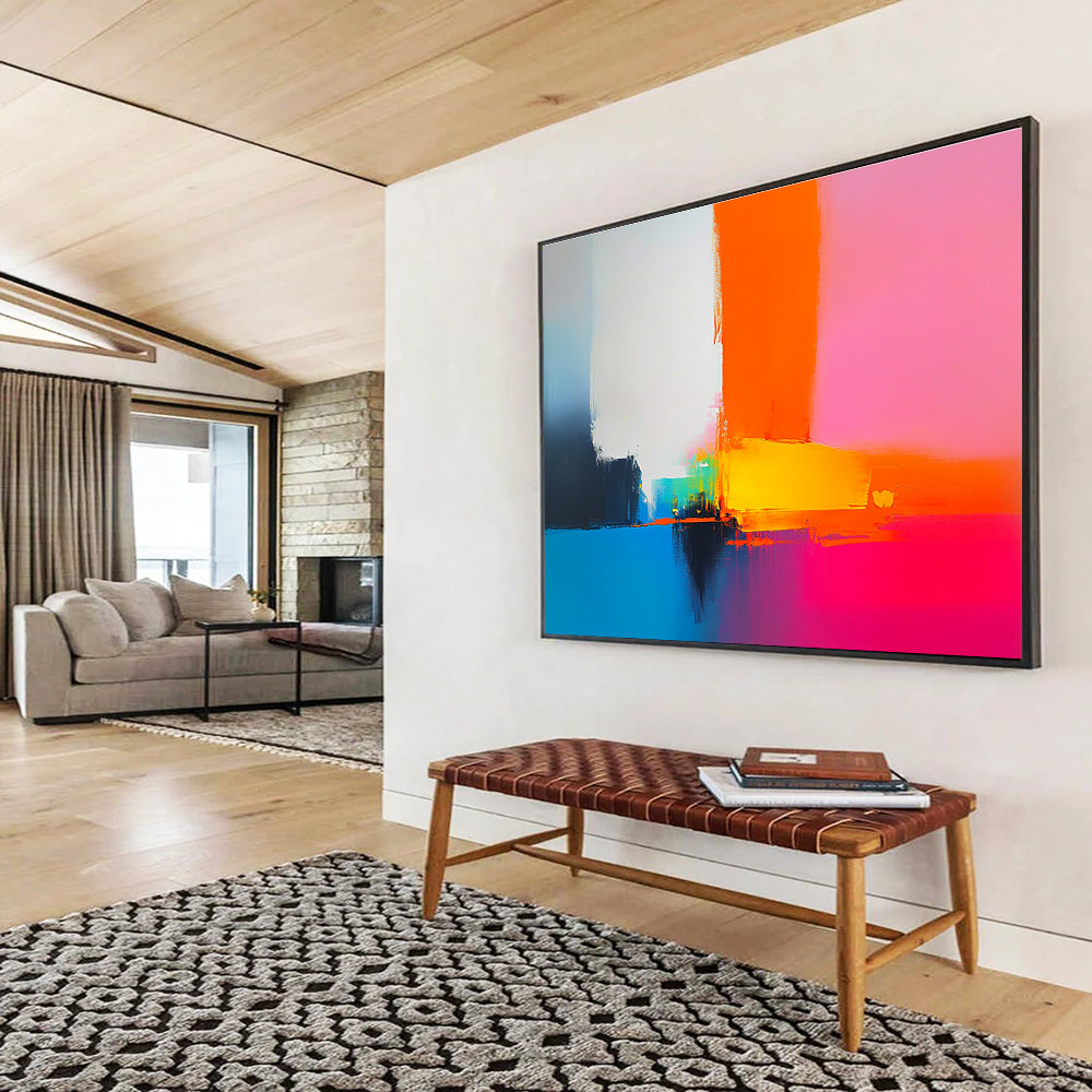 Vivid Color Blends Art for Creative Studio & Art Gallery Exhibition SC505