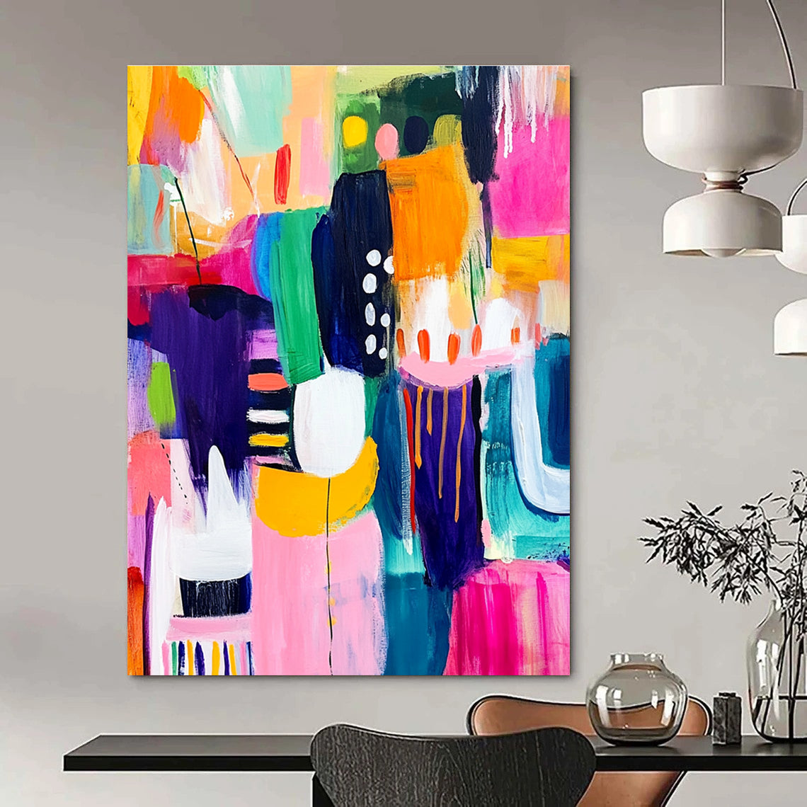 Vibrant Abstract Forms for Playful Kids’ Creativity Zone & Art - Loving Café STSC1219