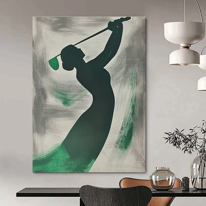 Golfer Silhouette Art for Sports - Loving Home Den & Golf Clubhouse STSC1065