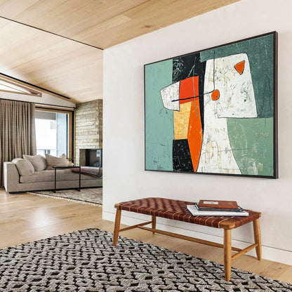 Abstract Geometric Forms Art for Industrial - Chic Loft & Avant - Garde Home SC198