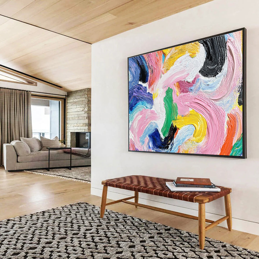 Colorful Swirls Art for Playful Children’s Room & Art - Inspired Retail Store SC436