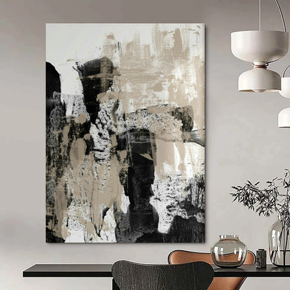 Abstract Ink - Texture Art for Asian - Inspired Spa & Art Gallery Corridor DLZ0973