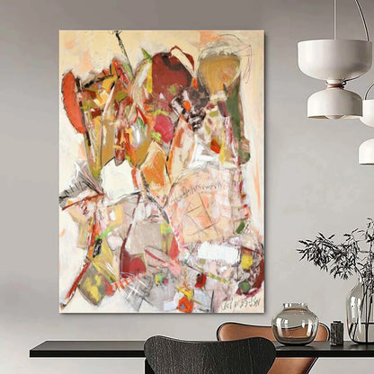 Colorful Collage Abstract Art for Creative Studio & Art - Centric Café DLZ2080