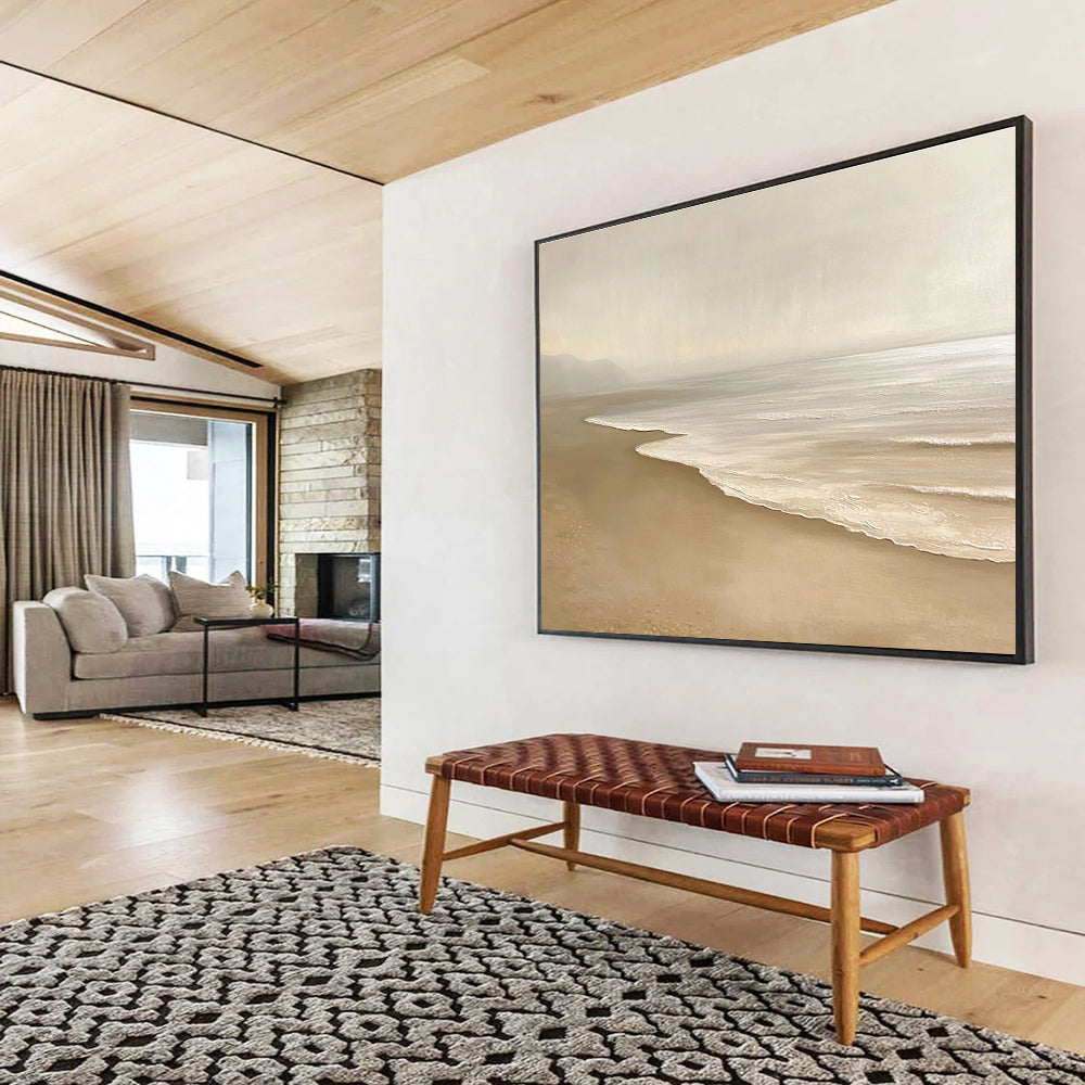 Minimalist Beach Art for Scandinavian - Style Home & Minimalist Art Gallery SC424