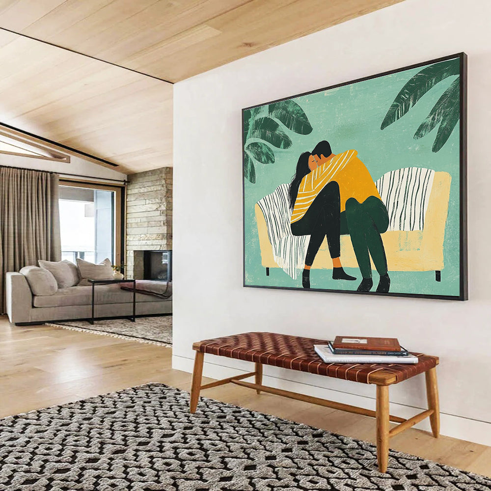 Intimate Embrace Art for Bedroom & Couples’ Lounge SC400