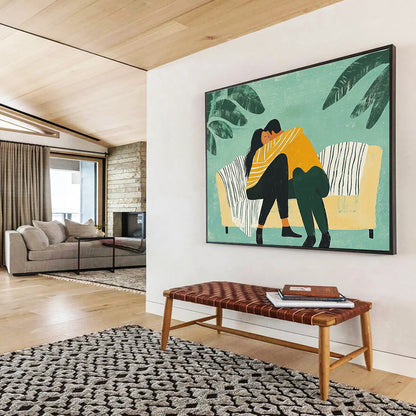 Intimate Embrace Art for Bedroom & Couples’ Lounge SC400