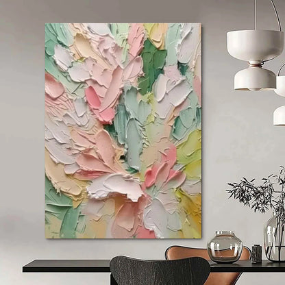 Pastel Flower Palette Art for Minimalist Nursery & Spring - Themed Tea Room DLZ1404