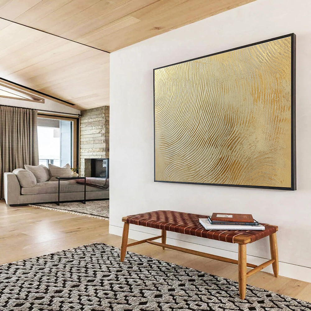 Opulent Gold Art for Luxury Boutique & High - End Restaurant SC559