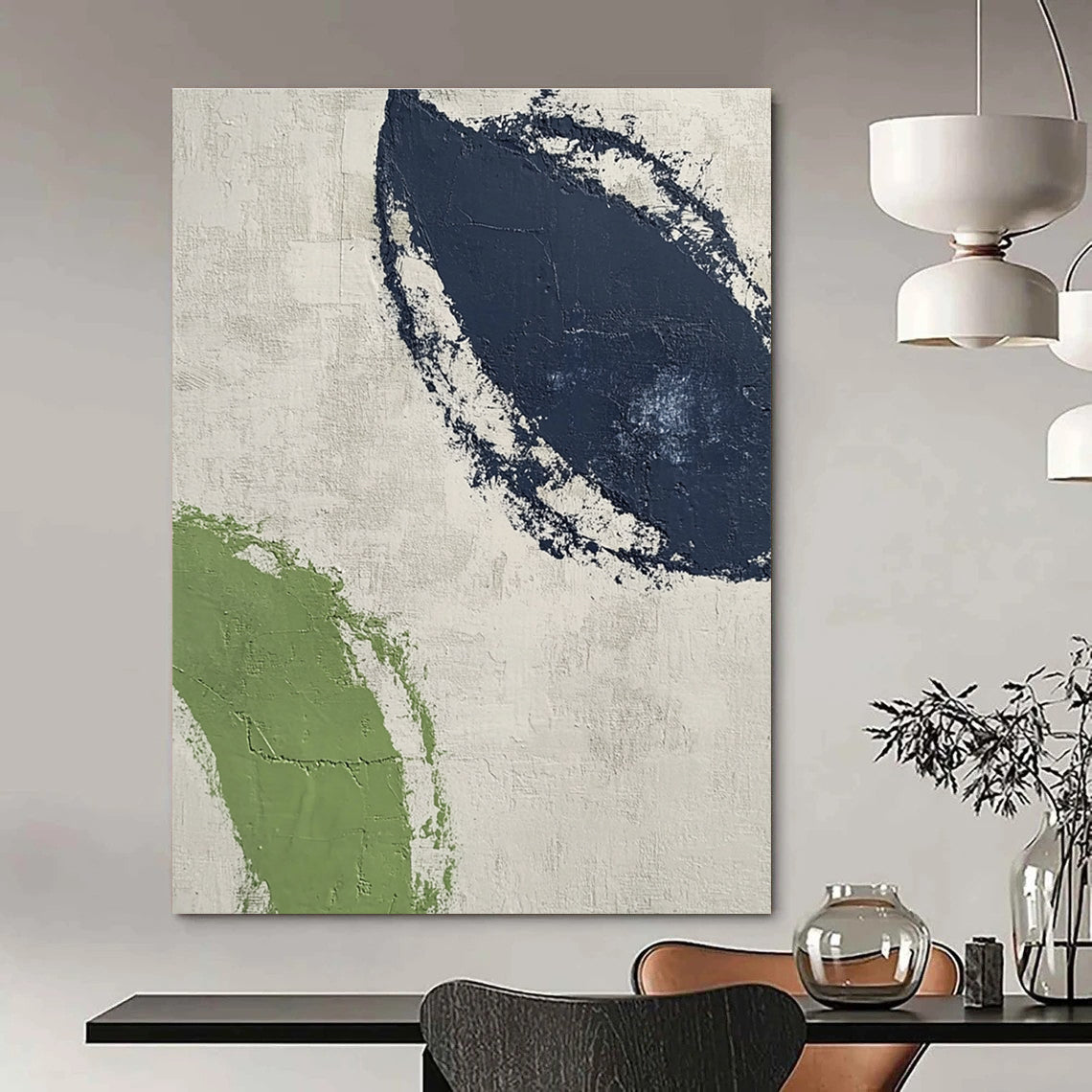 Green and Blue Textured Shapes for Nature - Inspired Nursery & Calming Meditation Space STSC527