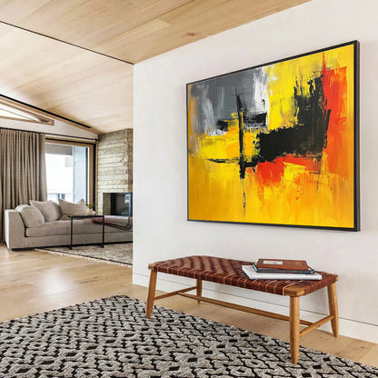 Bold Color Abstract Expression Art for Trendy Bar & Art - Lovers' Lounge SC393