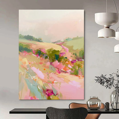 Pastoral Landscape Oil Painting for Countryside B&B & Flower Shop DLZ0652
