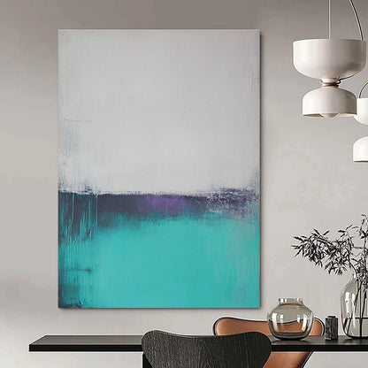 Turquoise and Purple Abstract for Modern Living Room & Artistic Home Office STSC590
