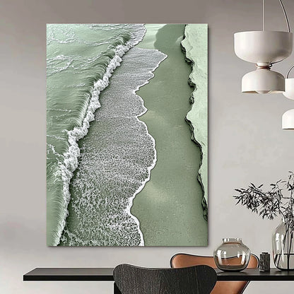 Aerial View of Green Waves for Nature - Inspired Home & Eco - Friendly Boutique STSC533