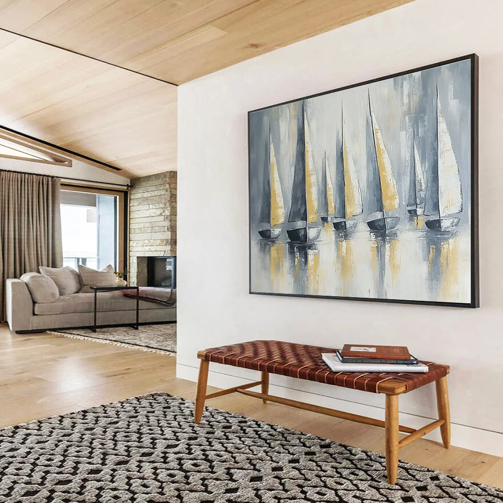 Elegant Nautical Art for Coastal Mansion & Yacht Club SC610