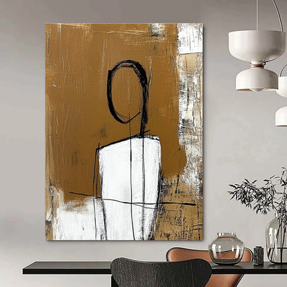 Minimalist Abstract Figure Art for Studio & Corridor STSC050