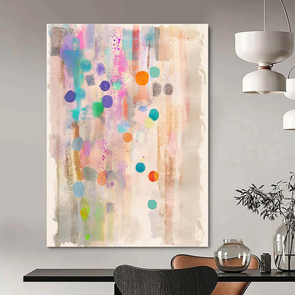 Colorful Dots and Splashes for Playful Children’s Room & Abstract Art Gallery STSC988