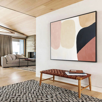 Pastel Shapes Abstract Art for Modern Nursery & Chic Home Office SC279