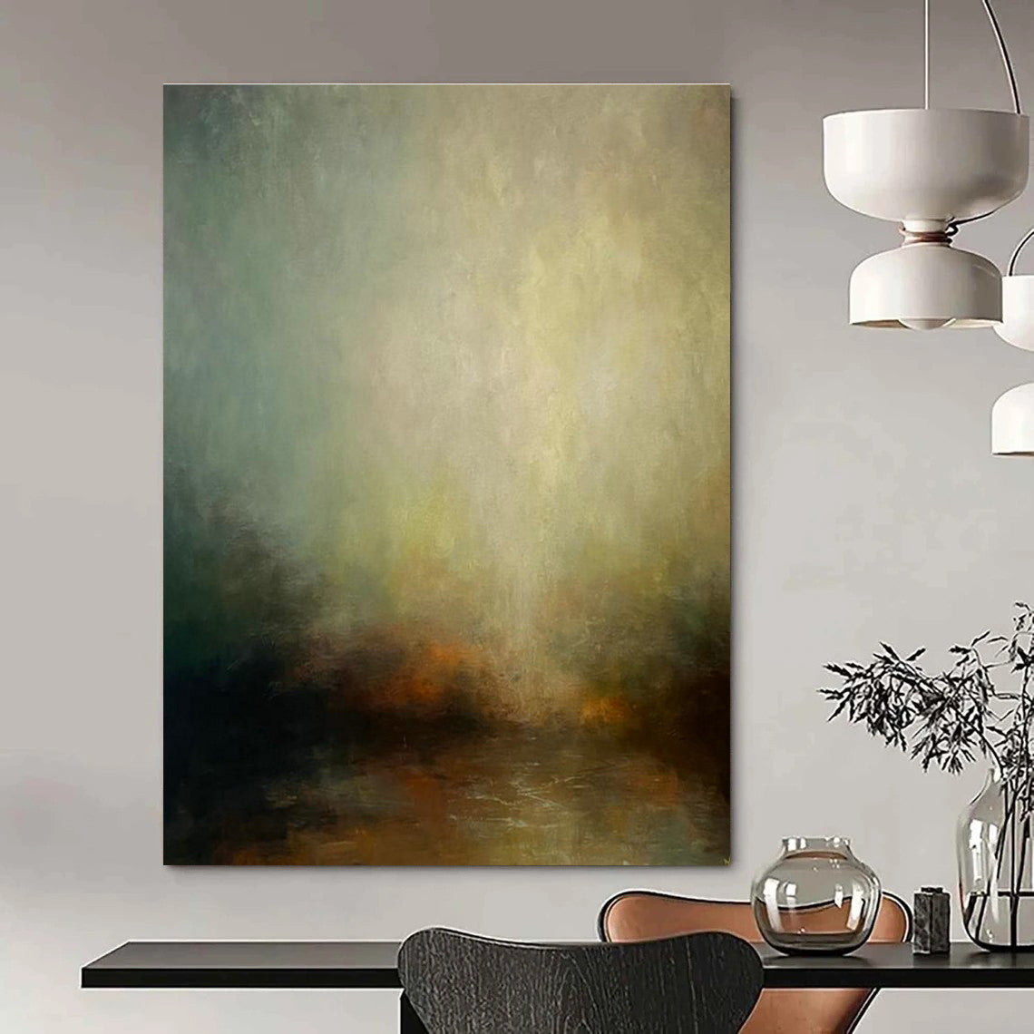 Cool Hazy Art for Modern Spa & Serene Office DLZ2235