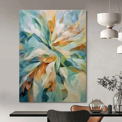 Floral Abstract Art for Romantic Home Bedroom Accent Walls DLZ0279