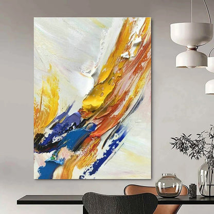 Vibrant Colorful Abstract Art for Bohemian Bedroom & Art Gallery Café DLZ1446