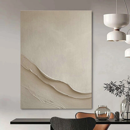 Textured Light Brown Art for Minimalist Home Office & Art Gallery Lounge DLZ1969