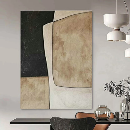 Earth - Toned Abstract Art for Rustic Café & Home Study DLZ2012