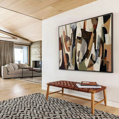 Cubist - Style Abstract for Creative Studio Lounge DLZ3005