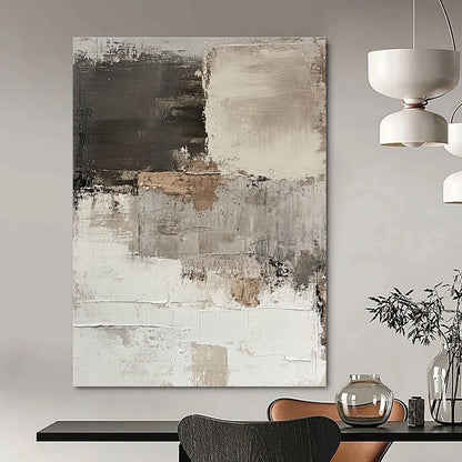 Textured Neutral Abstract for Timeless Home Decor & Sophisticated Office STSC268