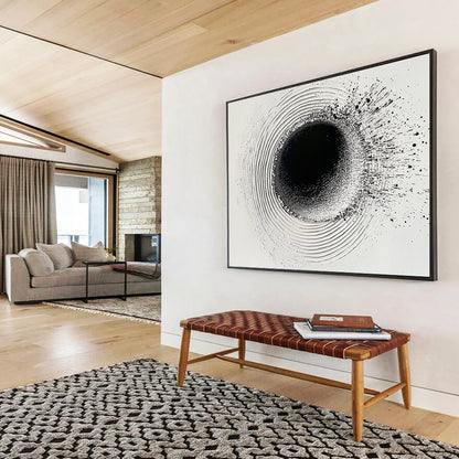 Black Hole Abstraction Art for Science - Themed Museum & Contemporary Office SC435