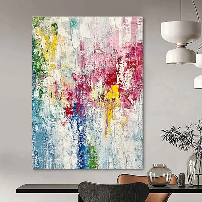 Colorful Textured Abstract Art for Bedroom & Creative Lounge STSC721