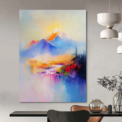 Colorful Mountain Landscape for Adventure - Themed Hotel & Bohemian Living Room STSC323