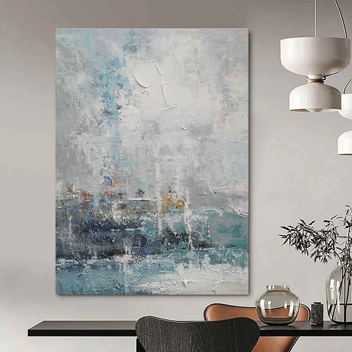 Impressionistic Sea - Scape Art for Coastal Restaurant & Bedroom DLZ2011
