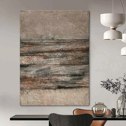 Brown - Texture Art for Rustic Home Library Walls DLZ0200