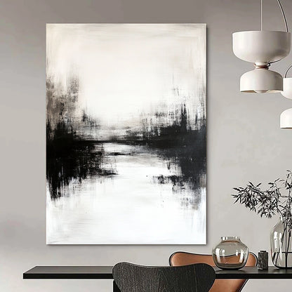 Monochrome Water Reflection for Thoughtful Library & Industrial - Style Loft STSC234