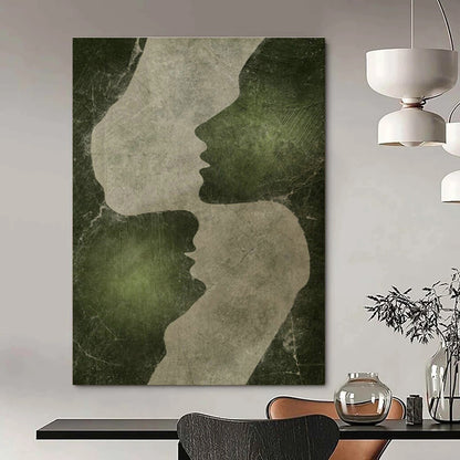 Abstract Faces Art for Contemporary Living Room & Art - Lovers’ Den DLZ1375