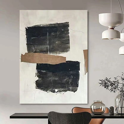 Collage - Style Abstract Art for Industrial Loft & Creative Studio DLZ2052